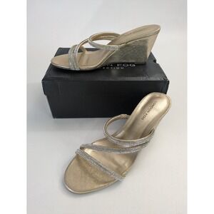 LONDON FOG Womens Drake High Platform Dress Sandal 8.5 US